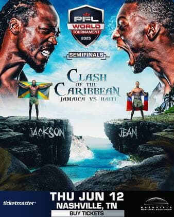 Event poster for PFL 2025 World Tournament